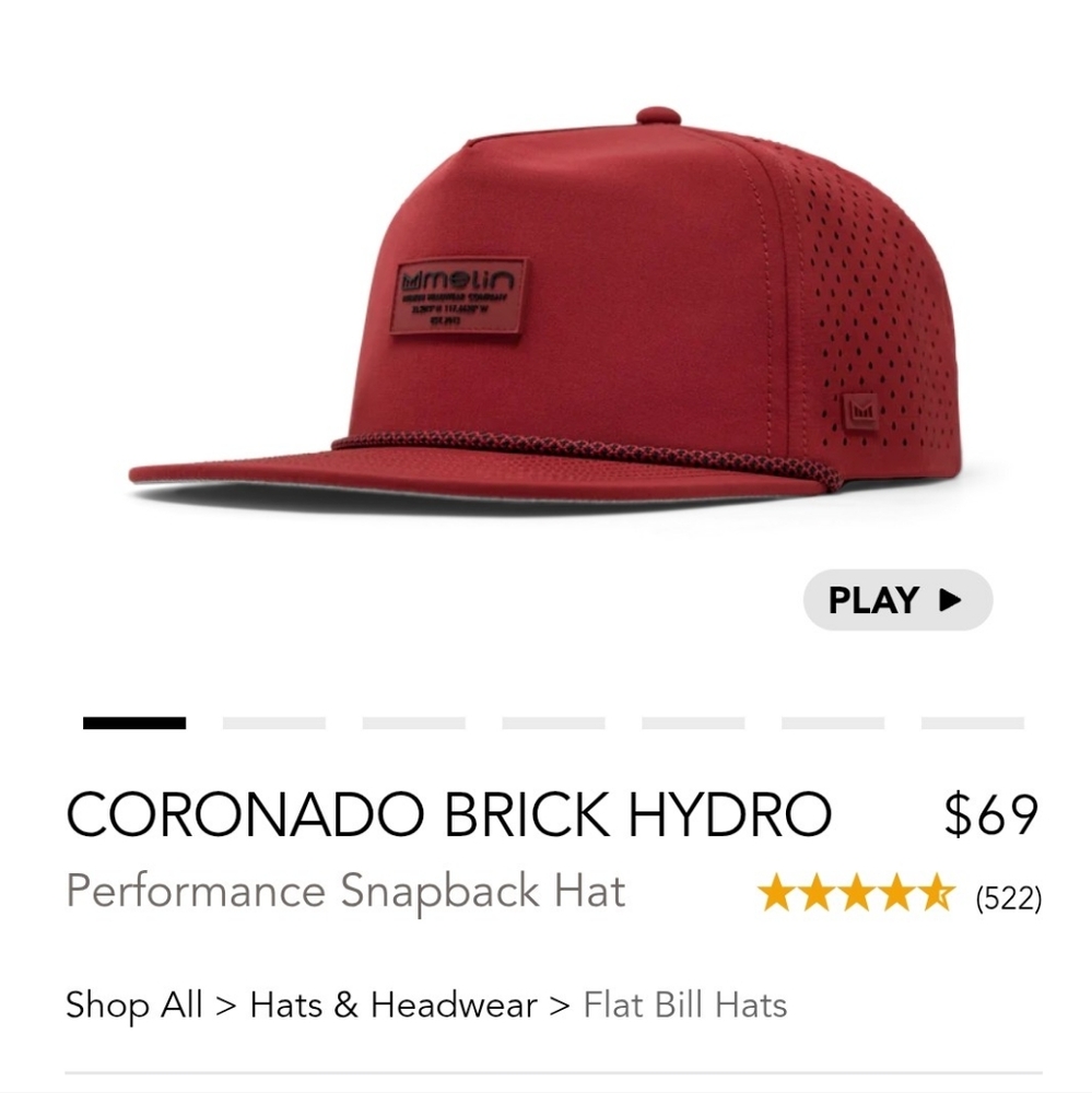 Corona Red Swim Cap with Ventilation and Secure Fit